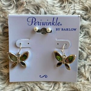 Butterfly earrings, brand new!